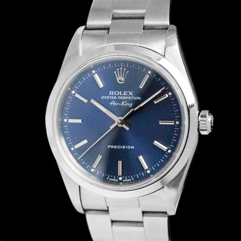 rolex air king 14000 blue|Altro.